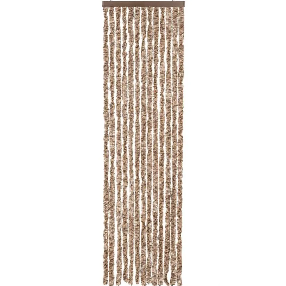 vidaXL Rideau anti-mouches 56x185 cm chenille