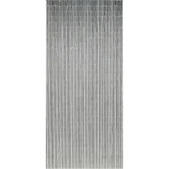 Décorations-vidaXL Rideau de porte contre insectes Bambou 90 x 200 cm Gris foncé