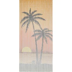 vidaXL Rideau de porte contre insectes Bambou 90 x 200 cm