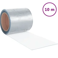 vidaXL Rideau de porte 200 mmx1,6 mm 10 m PVC
