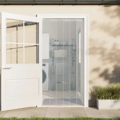 vidaXL Rideau de porte 200 mmx1,6 mm 10 m PVC
