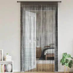 vidaXL Rideau en fils 2 pcs 100 x 250 cm