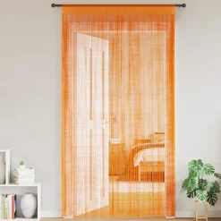 vidaXL Rideaux à fils 2 pcs 100x250 cm