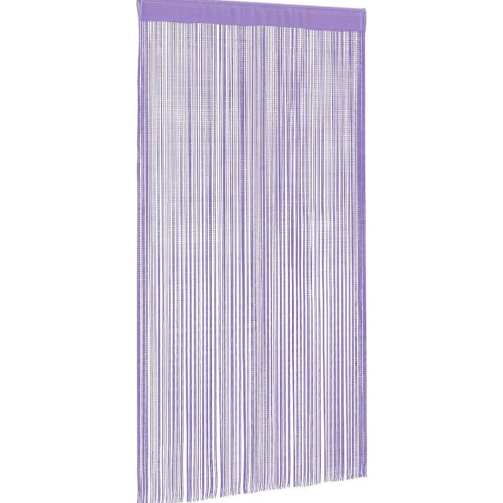 Décorations-vidaXL Rideaux à fils 2 pcs 100x250 cm Violet