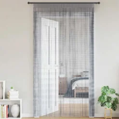 vidaXL Rideaux à fils 2 pcs 100x250 cm