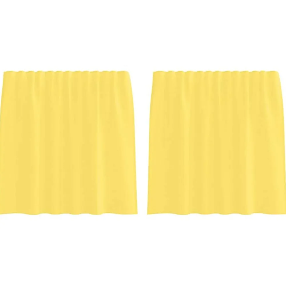 vidaXL Rideaux en voile avec passe-tringles 2 pcs