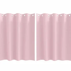 vidaXL Rideaux occultants avec anneaux 2 pcs 140 x 140 cm
