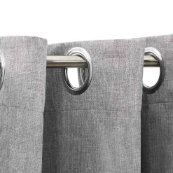 vidaXL Rideaux occultants Aspect lin avec œillets 2 pcs 140x175cm