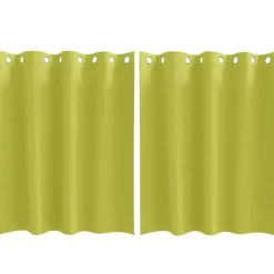 vidaXL Rideaux occultants avec anneaux 2 pcs 140 x 140 cm