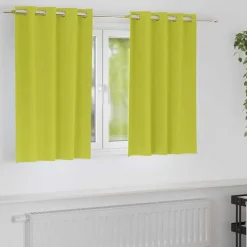 vidaXL Rideaux occultants avec anneaux 2 pcs 140 x 140 cm