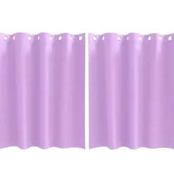 vidaXL Rideaux occultants avec anneaux 2 pcs 140 x 140 cm
