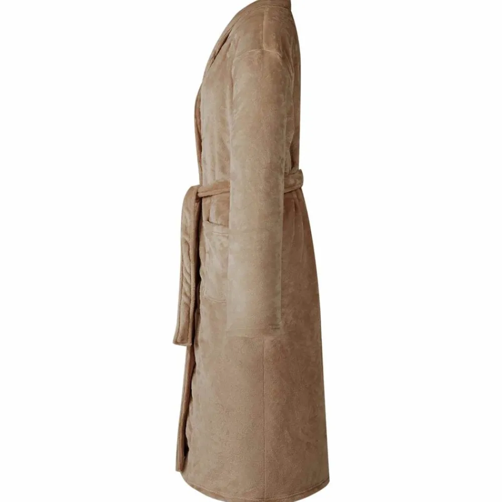 vidaXL Robe de bain sans capuche s Flanelle