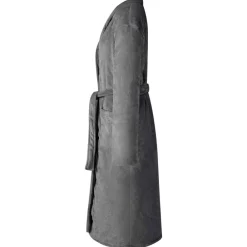 Vêtements & Accessoires-vidaXL Robe de bain sans capuche s Flanelle Gris foncé