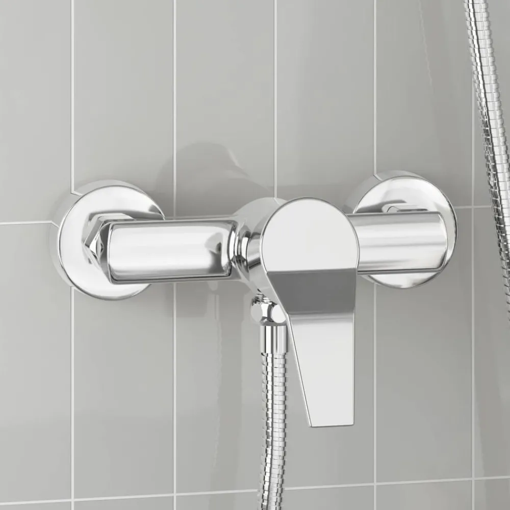 vidaXL Robinet de Douche Mixer G 1 / 2 pouces Laiton