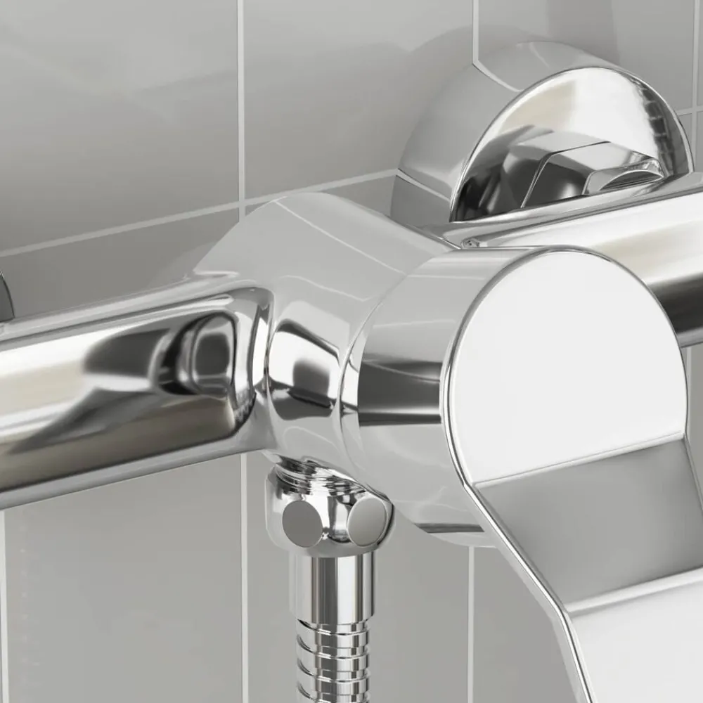 vidaXL Robinet de Douche Mixer G 1 / 2 pouces Laiton