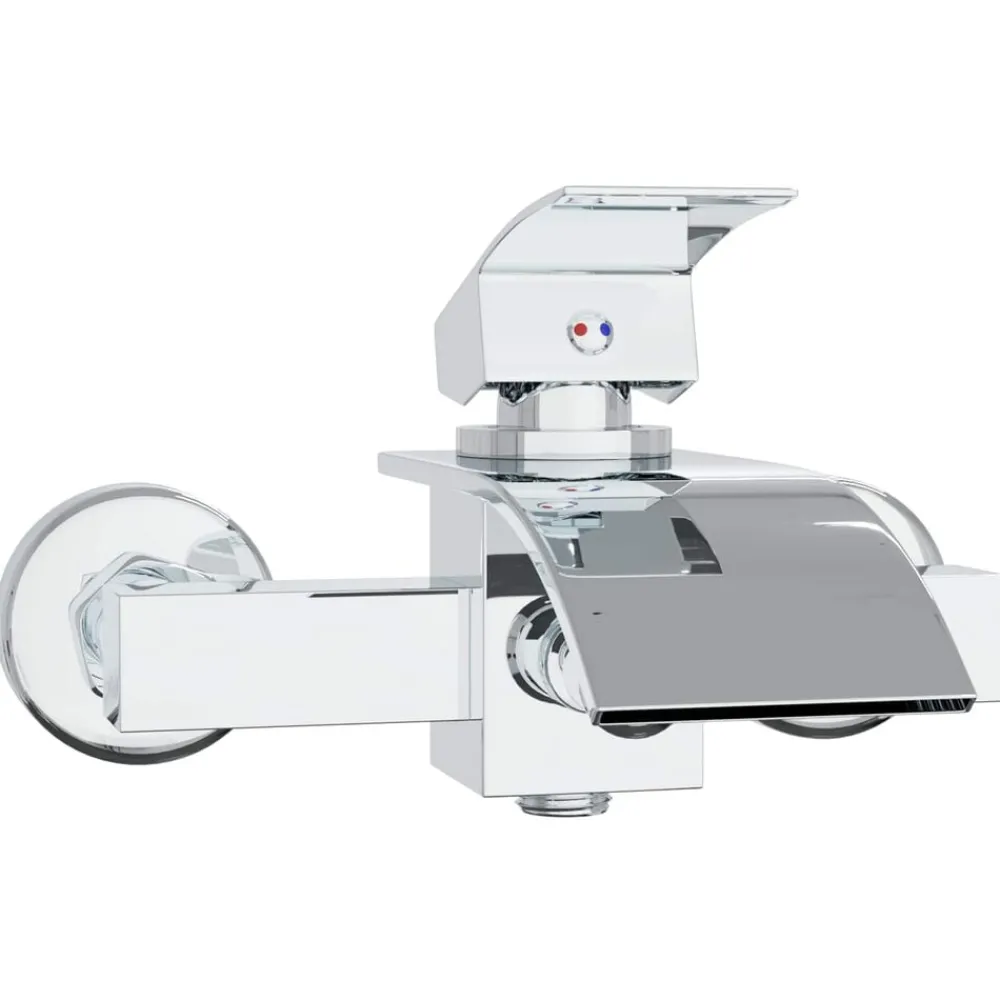 Plomberie-vidaXL Robinet de Douche Mixer G 1 / 2 pouces Chrome