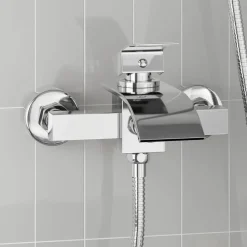 Plomberie-vidaXL Robinet de Douche Mixer G 1 / 2 pouces Chrome