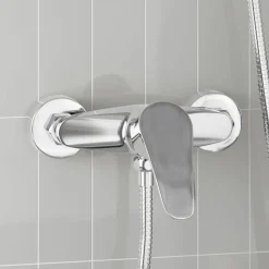 Plomberie-vidaXL Robinet de Douche Mixer G 1 / 2 pouces Chrome