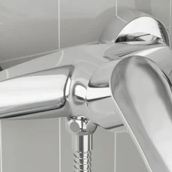 Plomberie-vidaXL Robinet de Douche Mixer G 1 / 2 pouces Chrome
