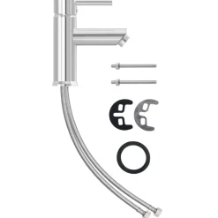Plomberie-vidaXL Robinet de lavabo de salle de bain 130x176 mm finition chromée
