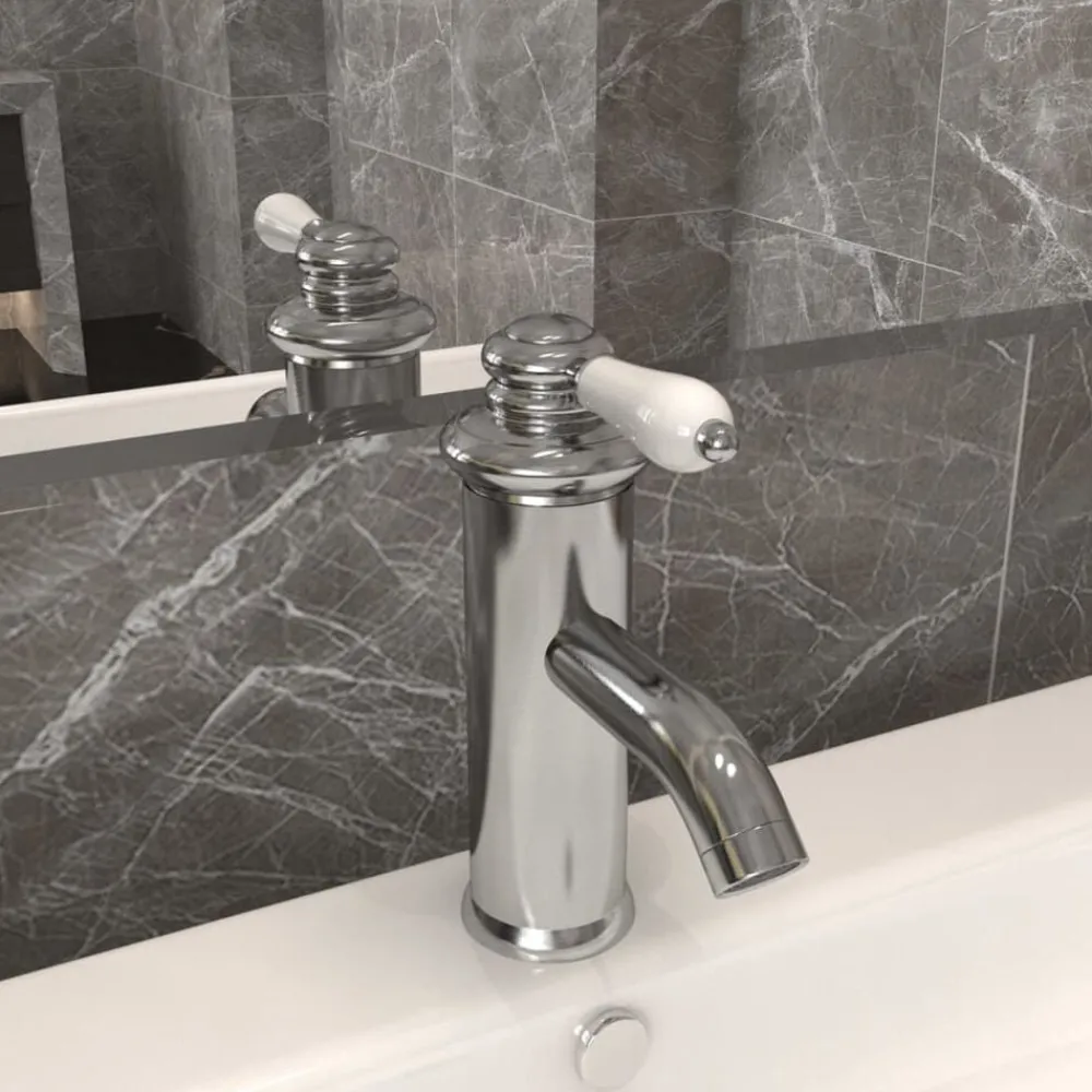 vidaXL Robinet de lavabo de salle de bain é 130x180 mm