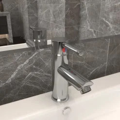 vidaXL Robinet de lavabo de salle de bain é 130x176 mm
