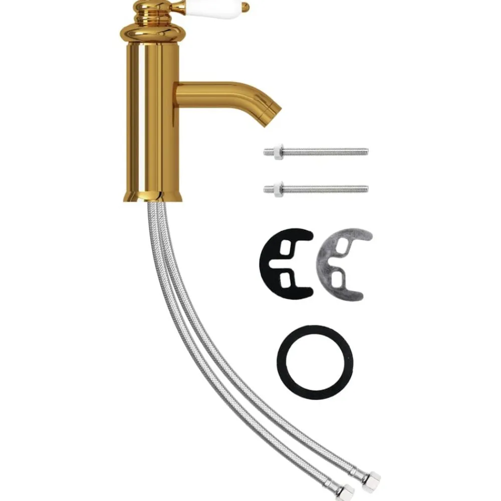 vidaXL Robinet de lavabo de salle de bain 130x180 mm