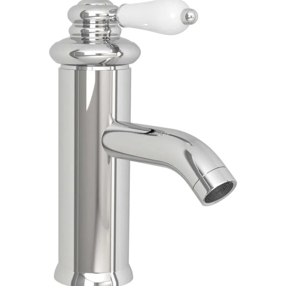 Plomberie-vidaXL Robinet de lavabo de salle de bain 130x180 mm finition chromée