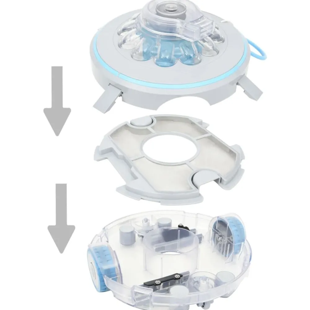 vidaXL Robot nettoyeur de piscine sans fil 27 W