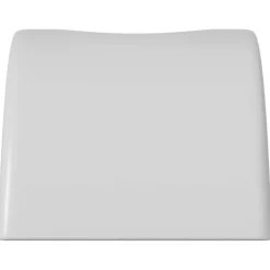 vidaXL Rondelle en demi-lune 2 pcs Blanc M6 Polypropylène