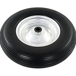 vidaXL Roue de brouette avec axe PU solide 4.00-8 390 mm