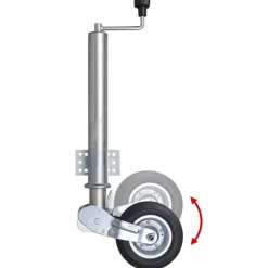 Pièces Détachées Pour Véhicules-vidaXL Roue de cric de remorque robuste 60 mm