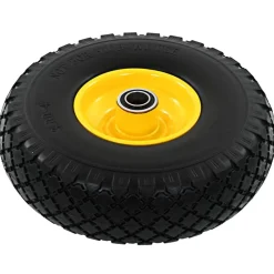 Manutention De Matériaux-vidaXL Roue de diable 2 pcs PU solide 3.00-4