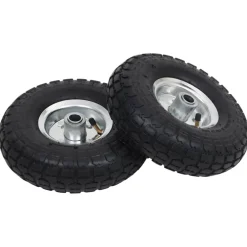 vidaXL Roue de diable 2 pcs Caoutchouc 4.10/3.50-4 (260 x 83 mm)