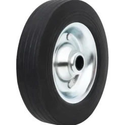 vidaXL Roue de jauge Ø20x5 cm caoutchouc solide et acier