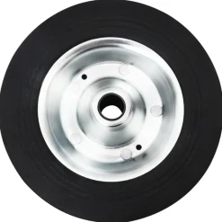 vidaXL Roue de jauge Ø20x5 cm caoutchouc solide et acier