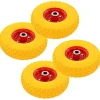 vidaXL Roues de diable 4 pcs PU solide 3.00-4 (245x82)