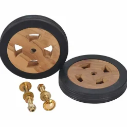 Accessoires Pour Meubles D'Extérieur-vidaXL Roues de rechange pour transat 2 pcs Bois de teck solide