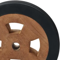 Accessoires Pour Meubles D'Extérieur-vidaXL Roues de rechange pour transat 2 pcs Bois de teck solide