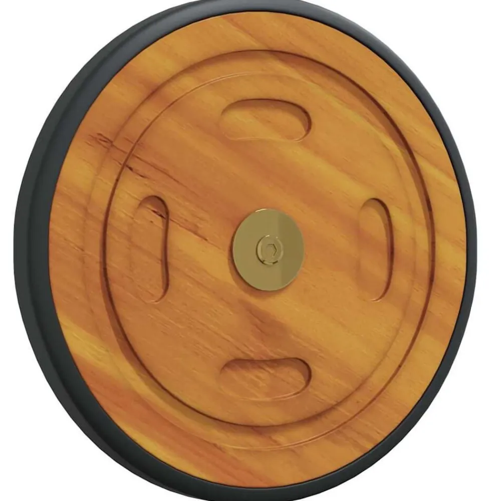 Accessoires Pour Fauteuils-vidaXL Roues Espace avec roue 2 pcs Marron 20.5 x 20.5 x 2 cm