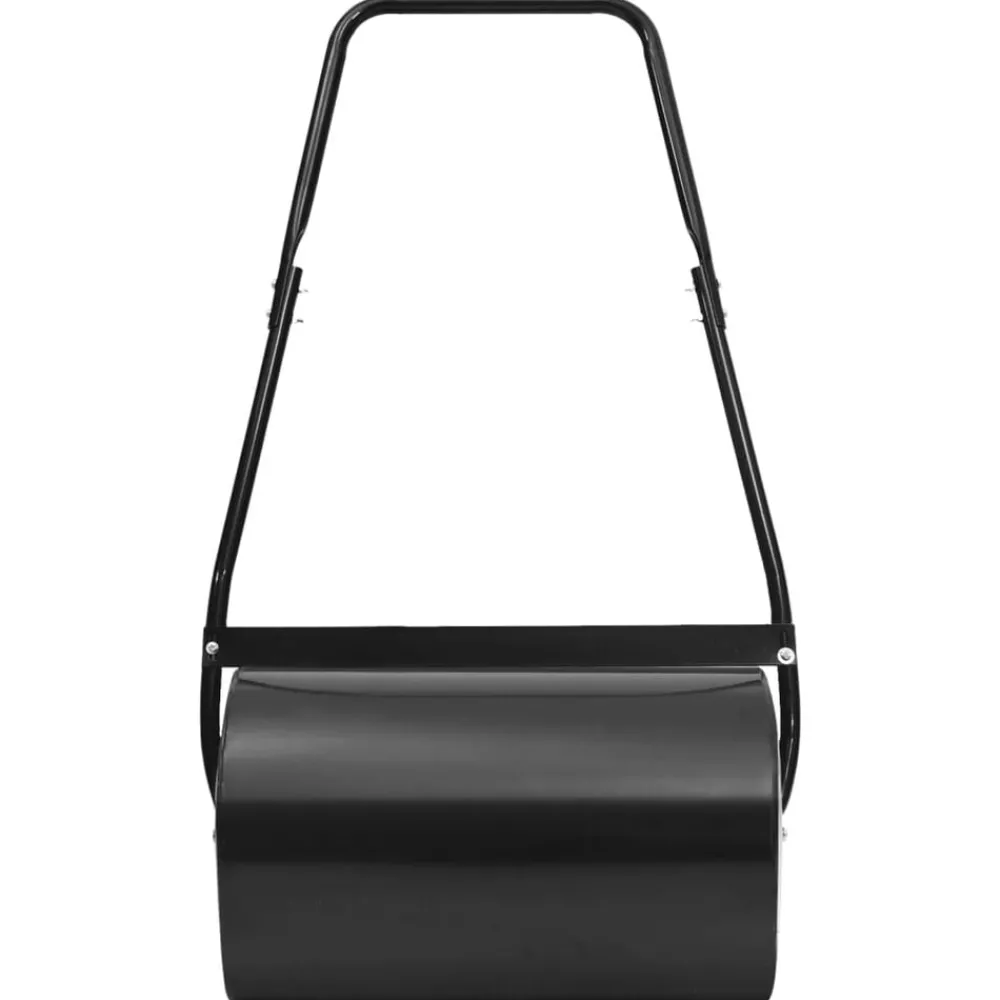 Pelouses & Jardins-vidaXL Rouleau à gazon 63 cm 50 L Noir