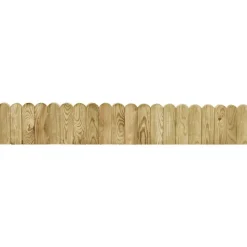 vidaXL Rouleau de bordure 120 cm Bois de pin imprégné