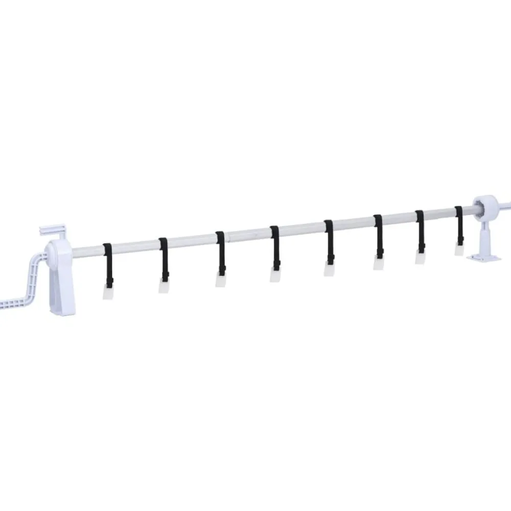 Piscine & Spa-vidaXL Rouleau de couverture de piscine avec base en plastique
