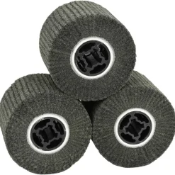 Accessoires D'Outils-vidaXL Rouleaux de ponçage 3 pcs Noir 12 x 12 x 10 cm
