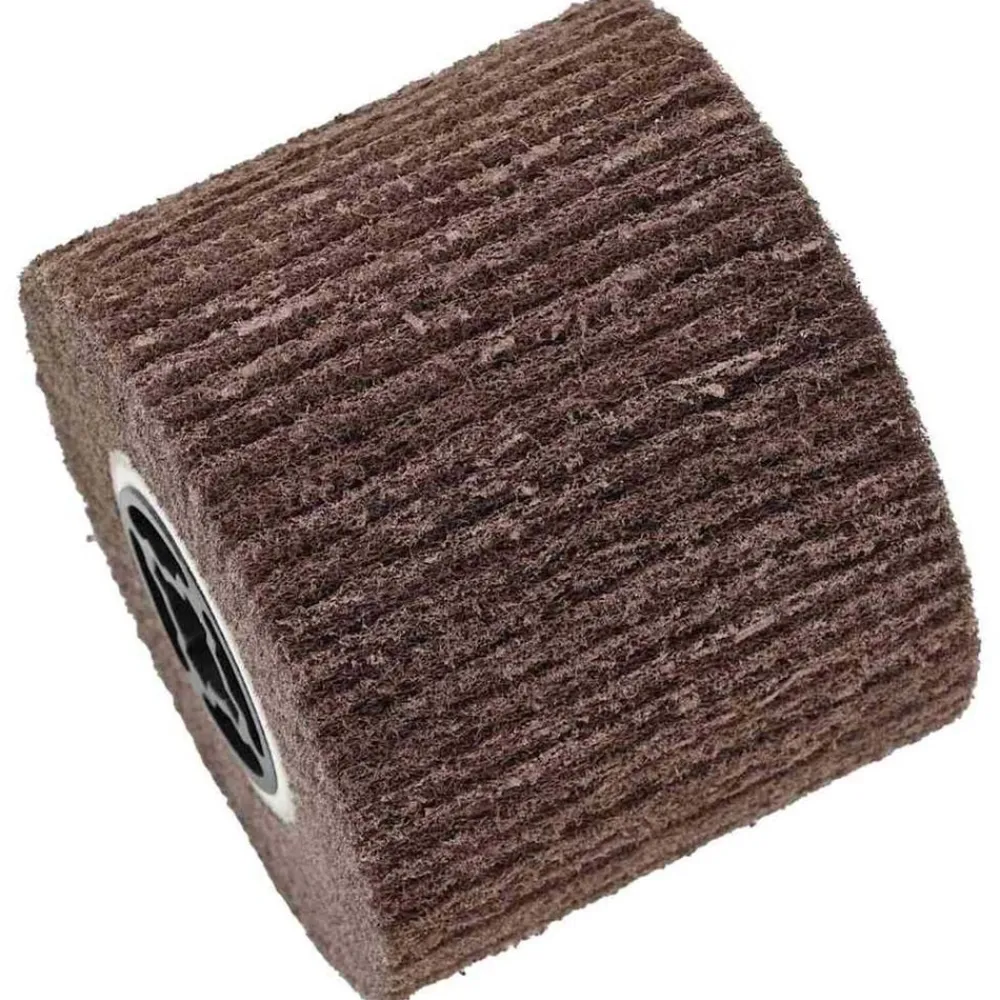 vidaXL Rouleaux de ponçage 3 pcs Marron 12 x 12 x 10 cm