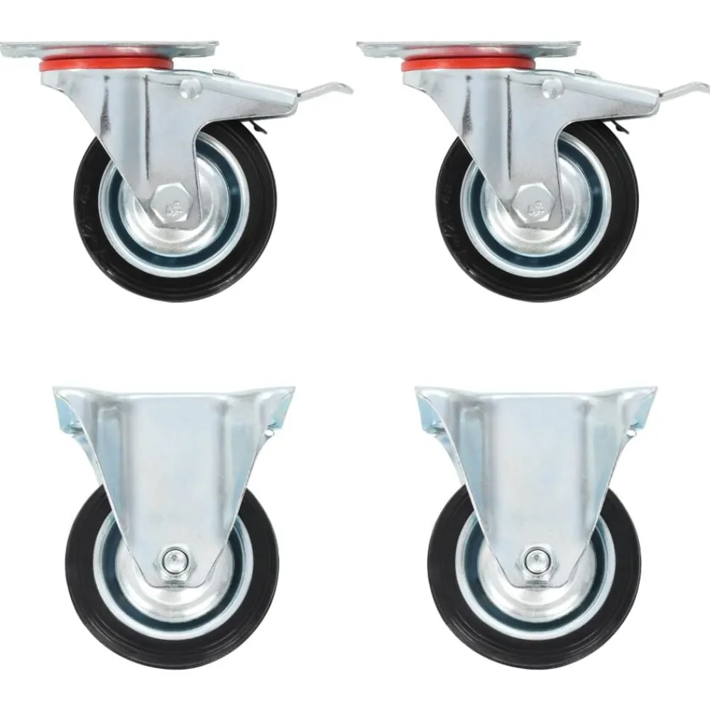 vidaXL Roulettes 4 pcs 75 mm