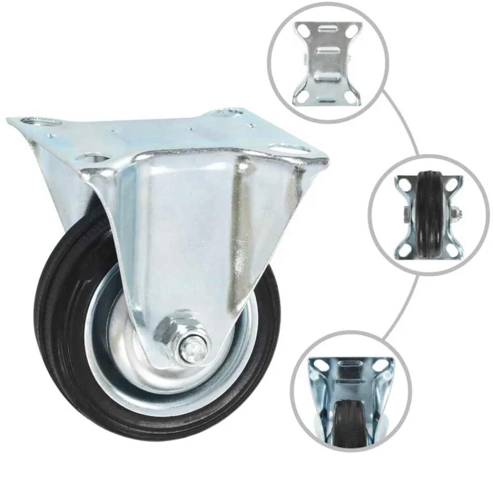 vidaXL Roulettes 4 pcs 75 mm