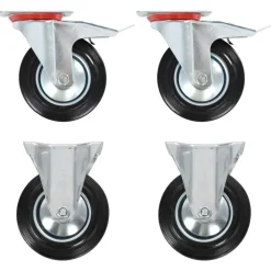 Manutention De Matériaux-vidaXL Roulettes 4 pcs 160 mm