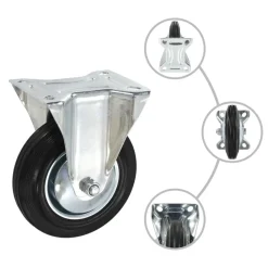 Manutention De Matériaux-vidaXL Roulettes 4 pcs 160 mm