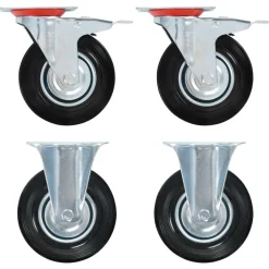 vidaXL Roulettes 4 pcs 125 mm
